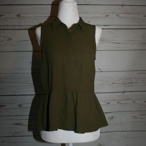 American Eagle peplum tank top